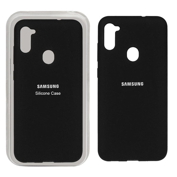 قاب سیلیکونی پاک کنی اورجینال Samsung Galaxy A11 / M11 - مشکی (پک اصلی)